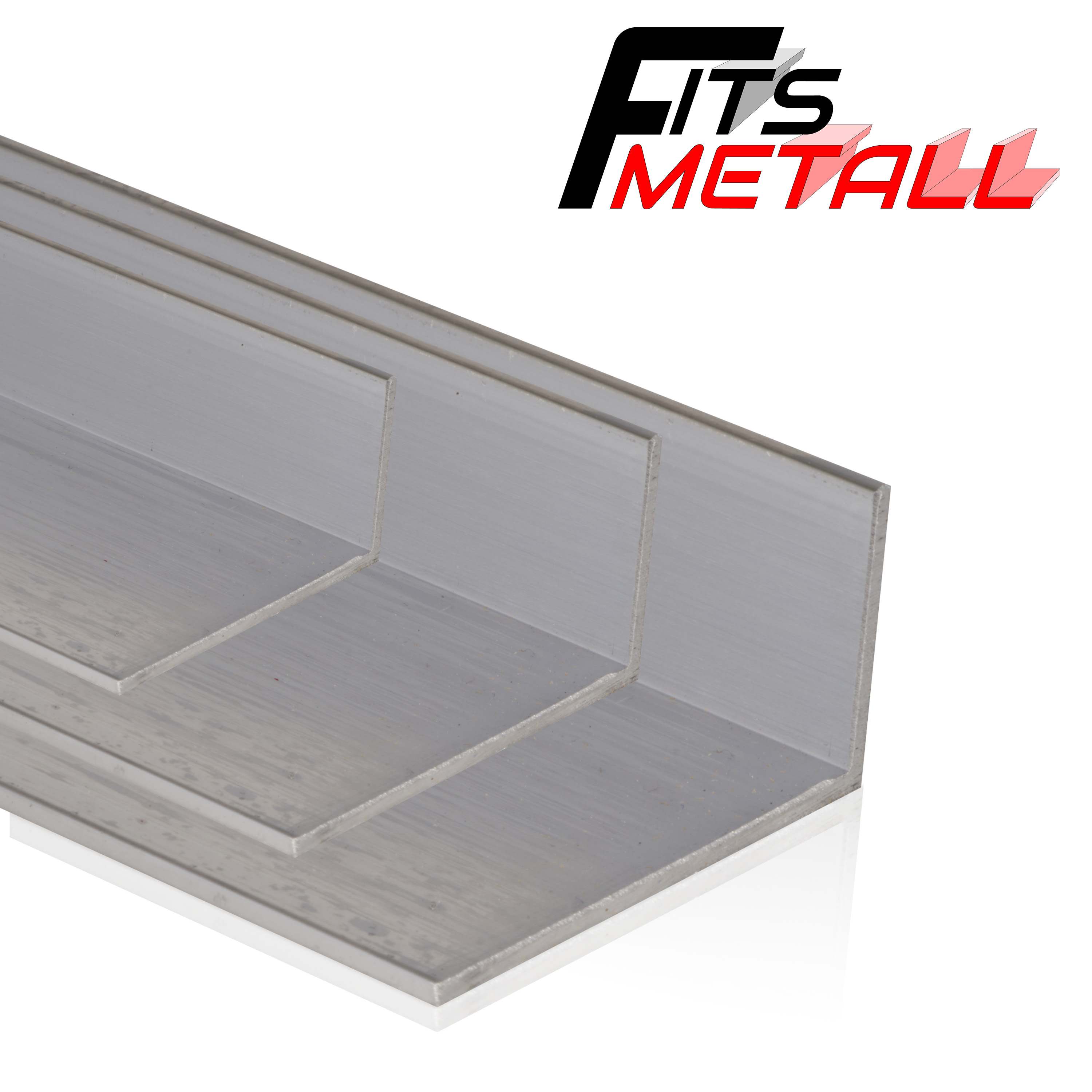 Aluminium Winkel ungleichschenklig Größe 60x20 bis 200x100 mm / Werkstoff AlMgSi0,5